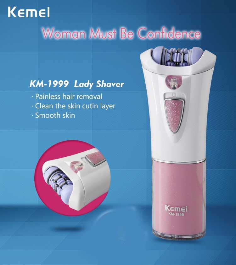 Kemei Battery Operated Electric Lady Shaver KM-1999